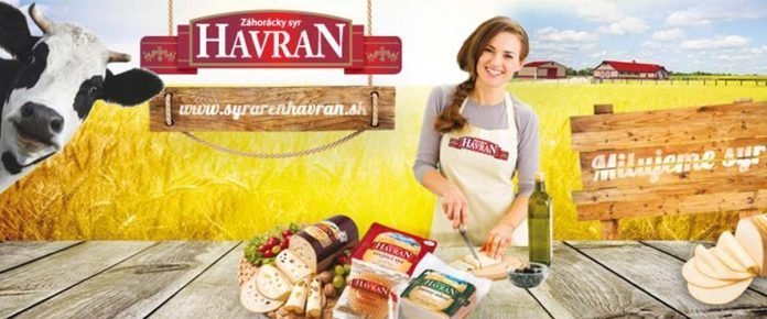 Syráreň Havran a.s. Záhorácky syr, Prírodné syry, Bryndza a bryndzové výrobky