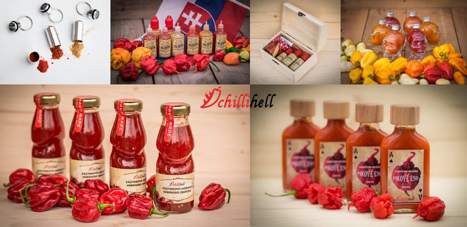Chilli farma Chillihell "Najpálivejšie chilli na svete" priamo zo slovenskej chilli farmy.