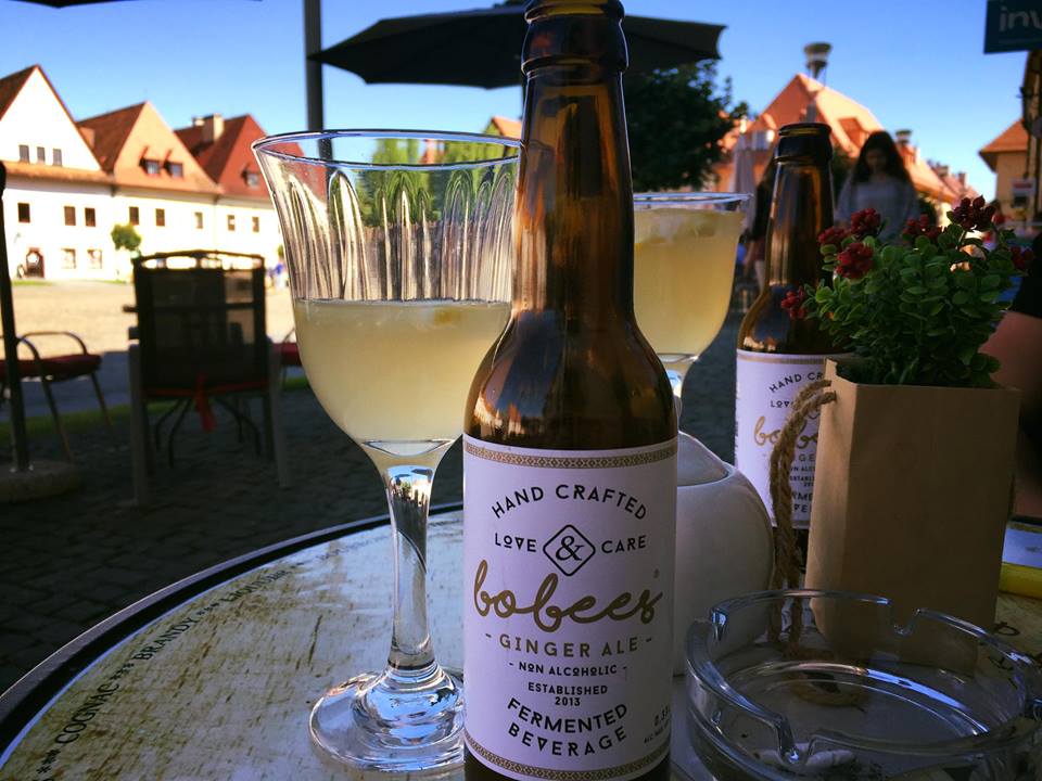 Bobees Ginger kvasený zázvorový nealkoholický nápoj