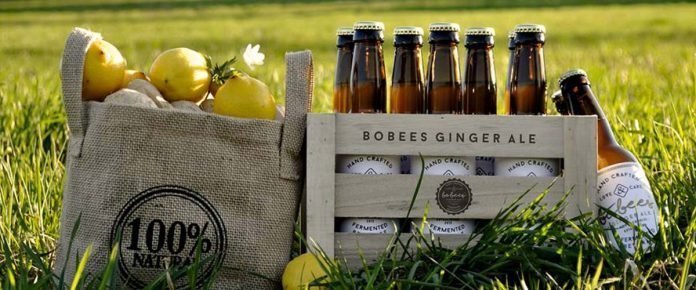 Bobees Ginger kvasený zázvorový nealkoholický nápoj