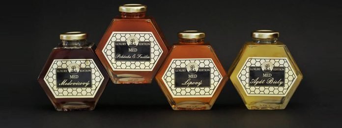 Ochutené medy - Pastorekove sady, Med agátový, Včelí peľ, Propolisová tinktúra