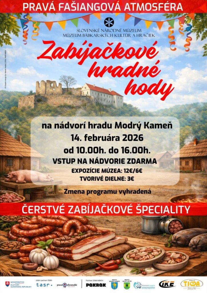 Zabíjačkové hradné hody na hrade Modrý Kameň: Fašiangy s chuťou tradície