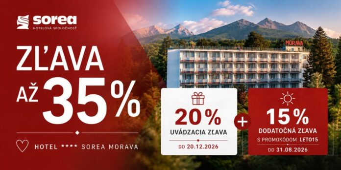 Objavte čaro nového Hotela **** SOREA MORAVA za výnimočných podmienok