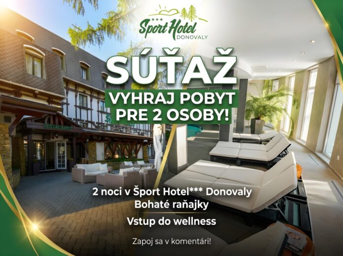 Oddych v srdci Donovál: Vyhrajte wellness pobyt pre dve osoby v Šport Hotel***